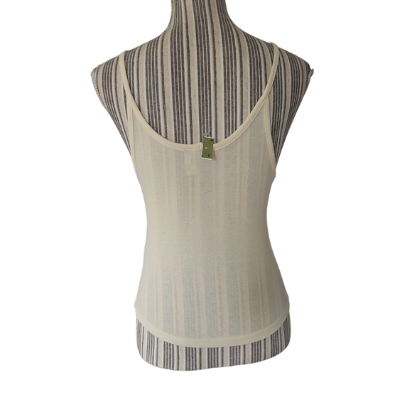 Free People Intimately Women Knit Yellow Spaghetti straps Tank Top/Cami Size S P - Picture 4 of 11